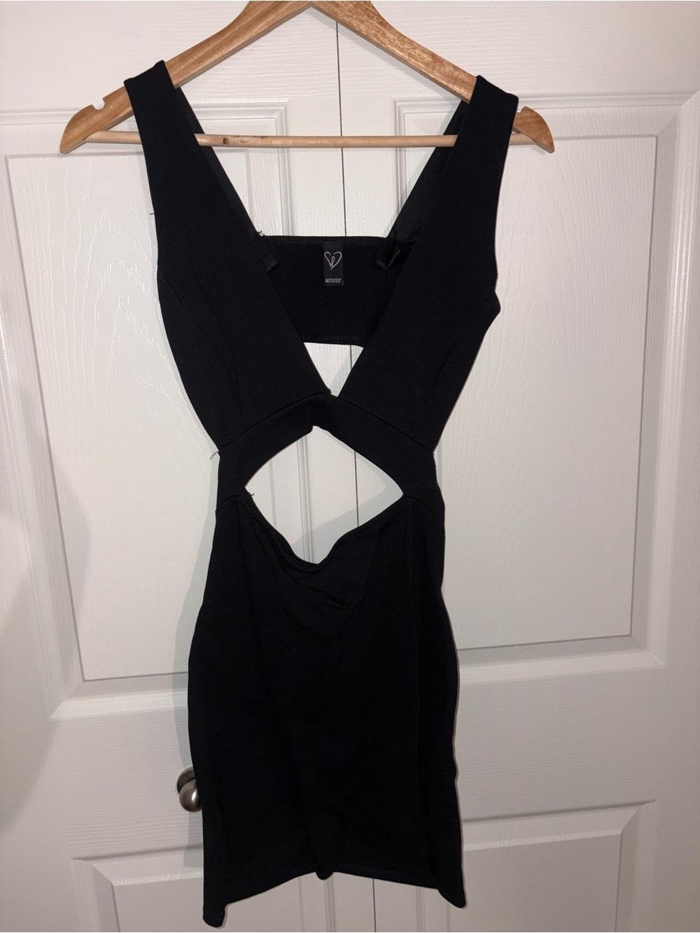 Windsor Black Backless Cutout Bodycon Dress